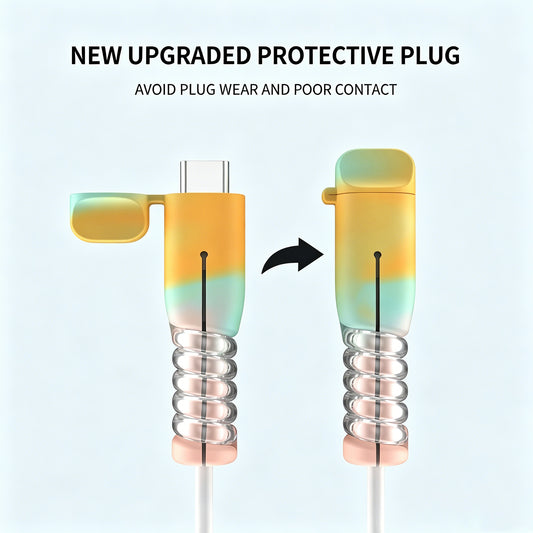 Cable Protector for iPhone & Android Charging Cables