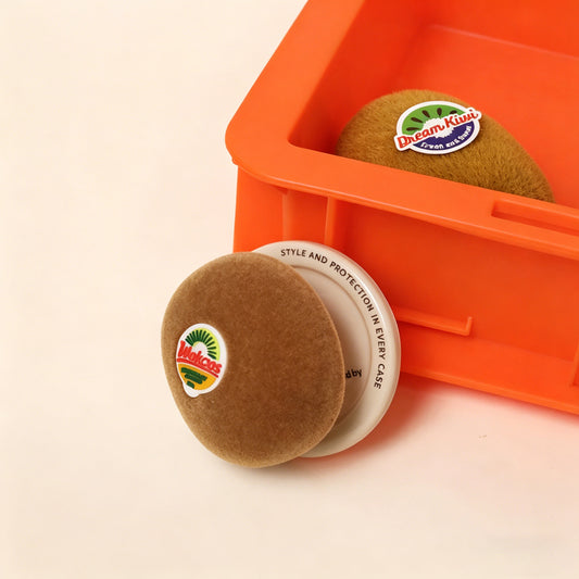 Cute 3D Kiwi Magnetic Phone Grip, Minimalist Trendy Magnetic Stand