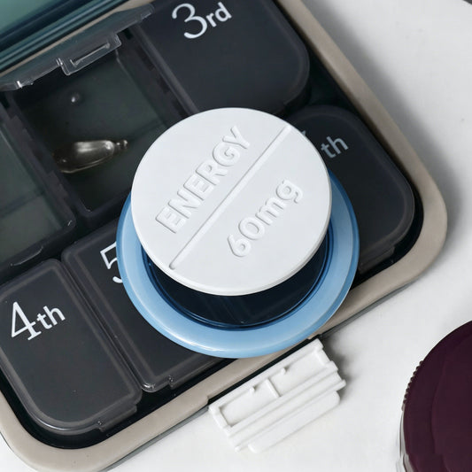 Acrylic Pill Shaped Magnetic Phone Holder, original trendy design, retractable magnetic phone stand