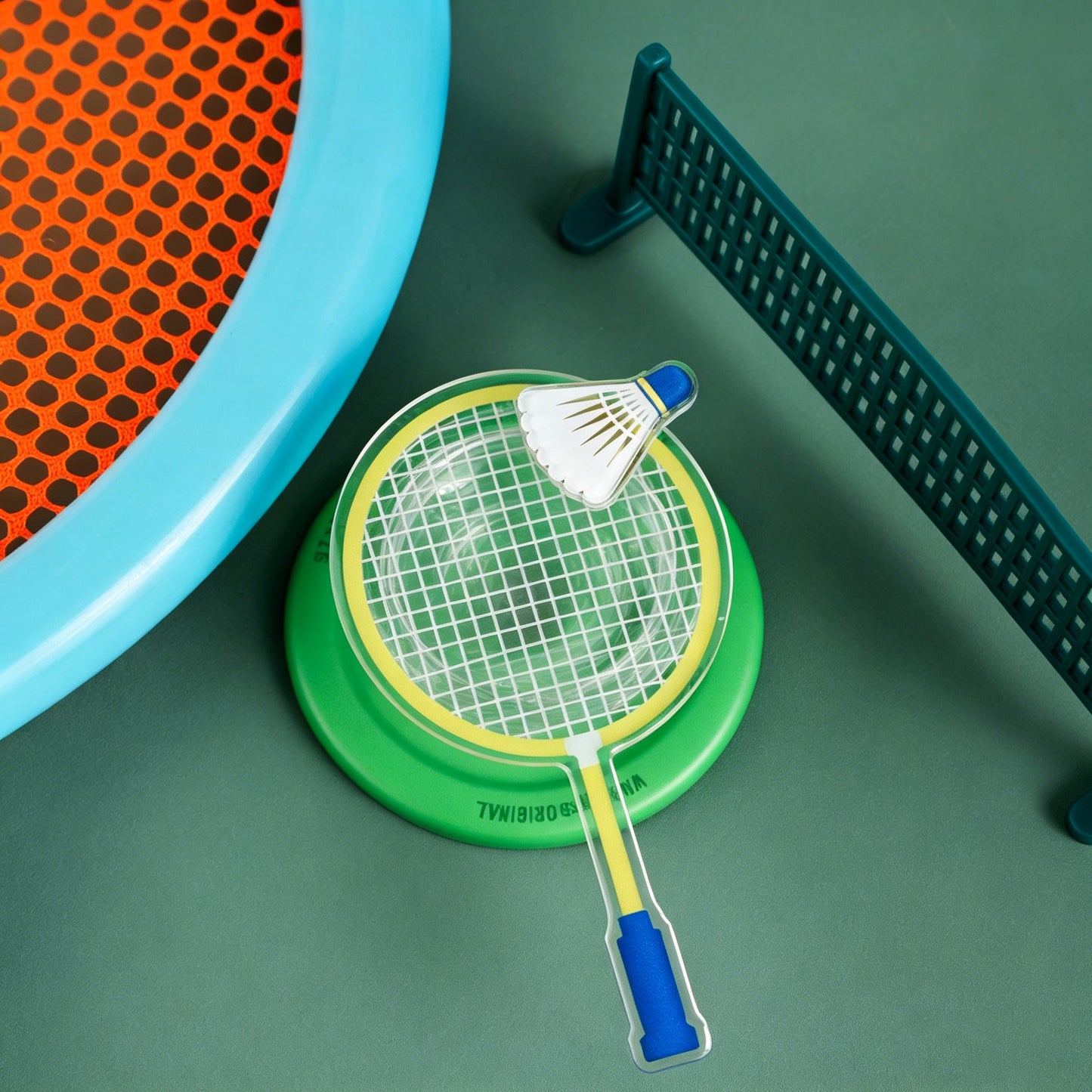 Table Tennis & Badminton Racket MagSafe Phone Ring Holder, 360° Rotating Sports-themed Stand