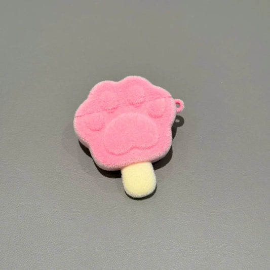 Flocked Cat Paw Popsicle AirPods Case SEACASE