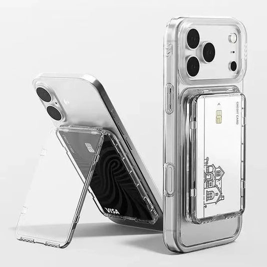 Clear Magnetic Card Holder for K-Pop Photocards, Star/Heart Sticker Options SEACASE