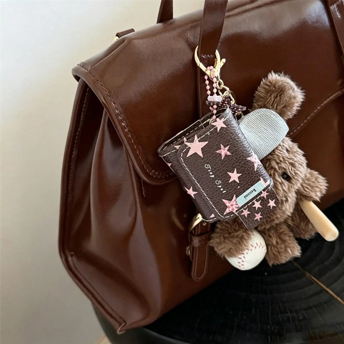 Plaid / Leopard Star Leather AirPods Case SEACASE