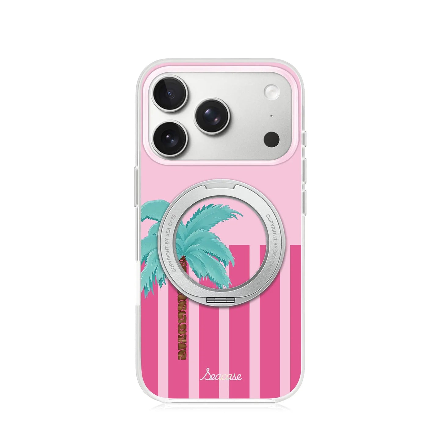 Palm Avenue Pink Striped iPhone Case SeaCase
