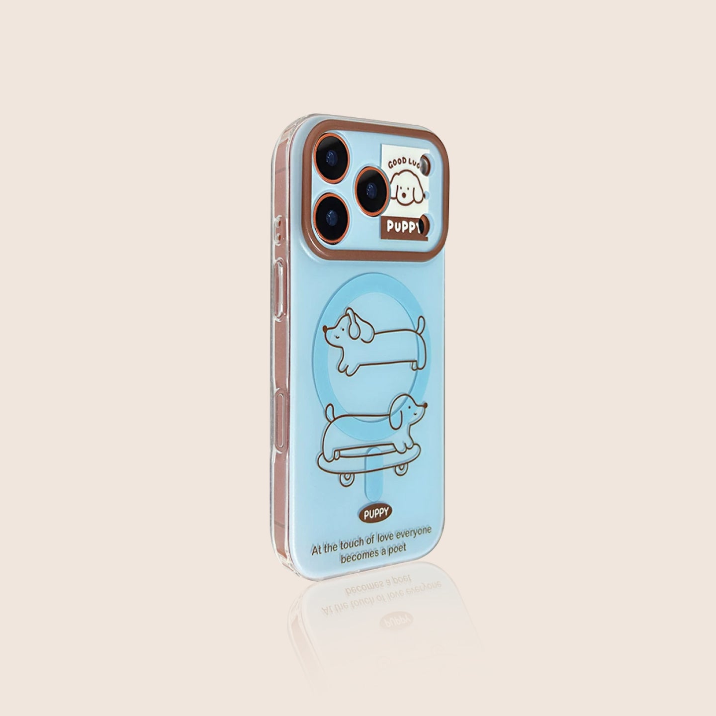 Skateboarding Dachshund iPhone Case