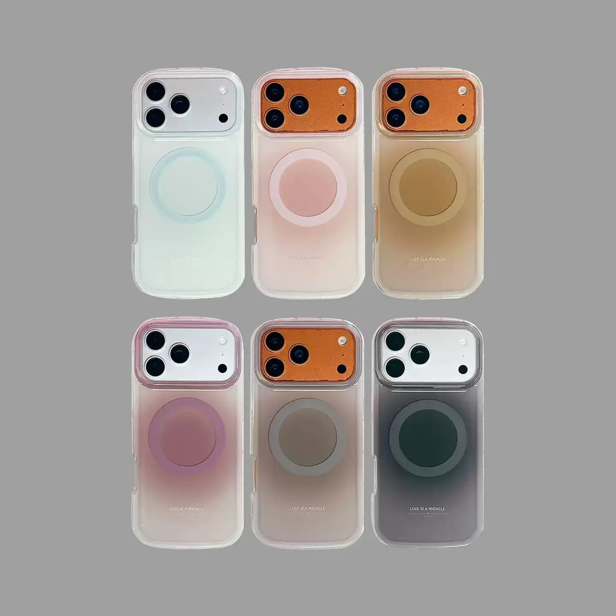 Curved Gradient Magnetic iPhone Case SEACASE