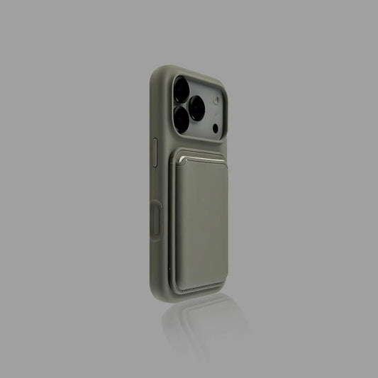 Solid Color Magnetic iPhone Case with Magnetic Card Holder SEACASE