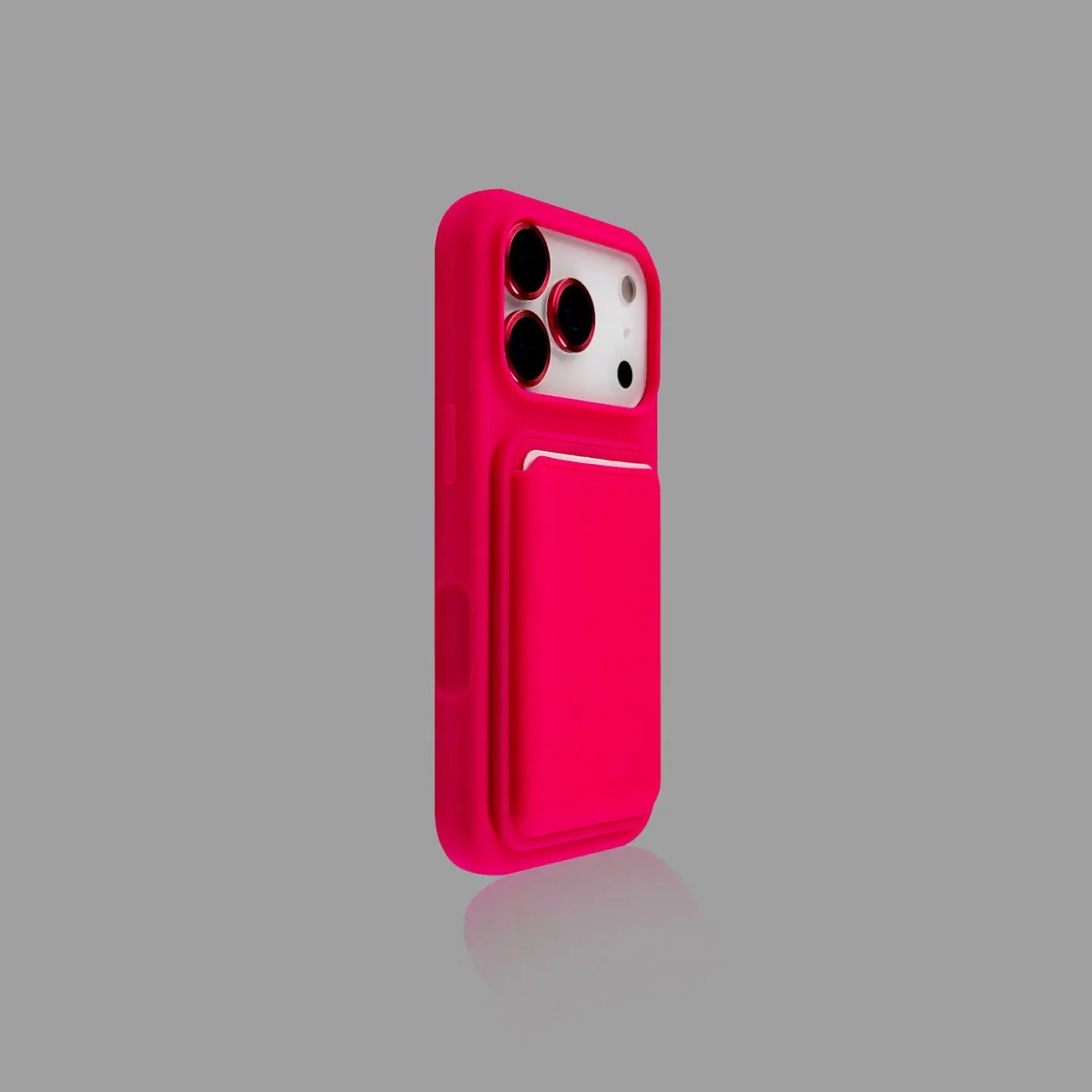 Solid Color Magnetic iPhone Case with Magnetic Card Holder SEACASE