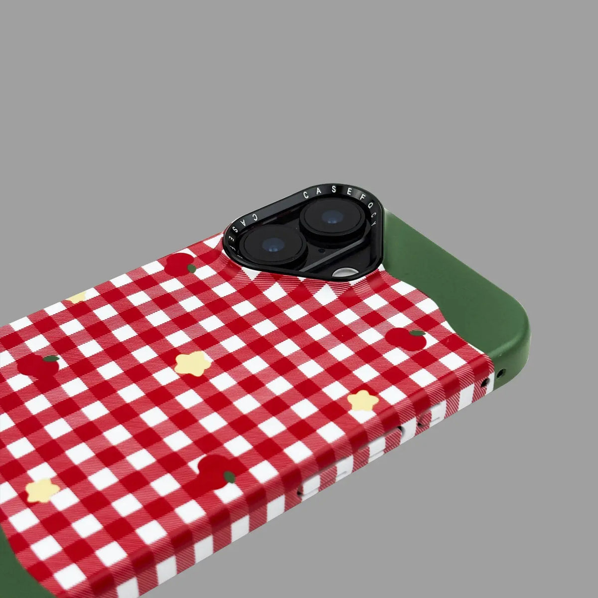 Gingham MagSafe iPhone Case with Detachable Stand SEACASE