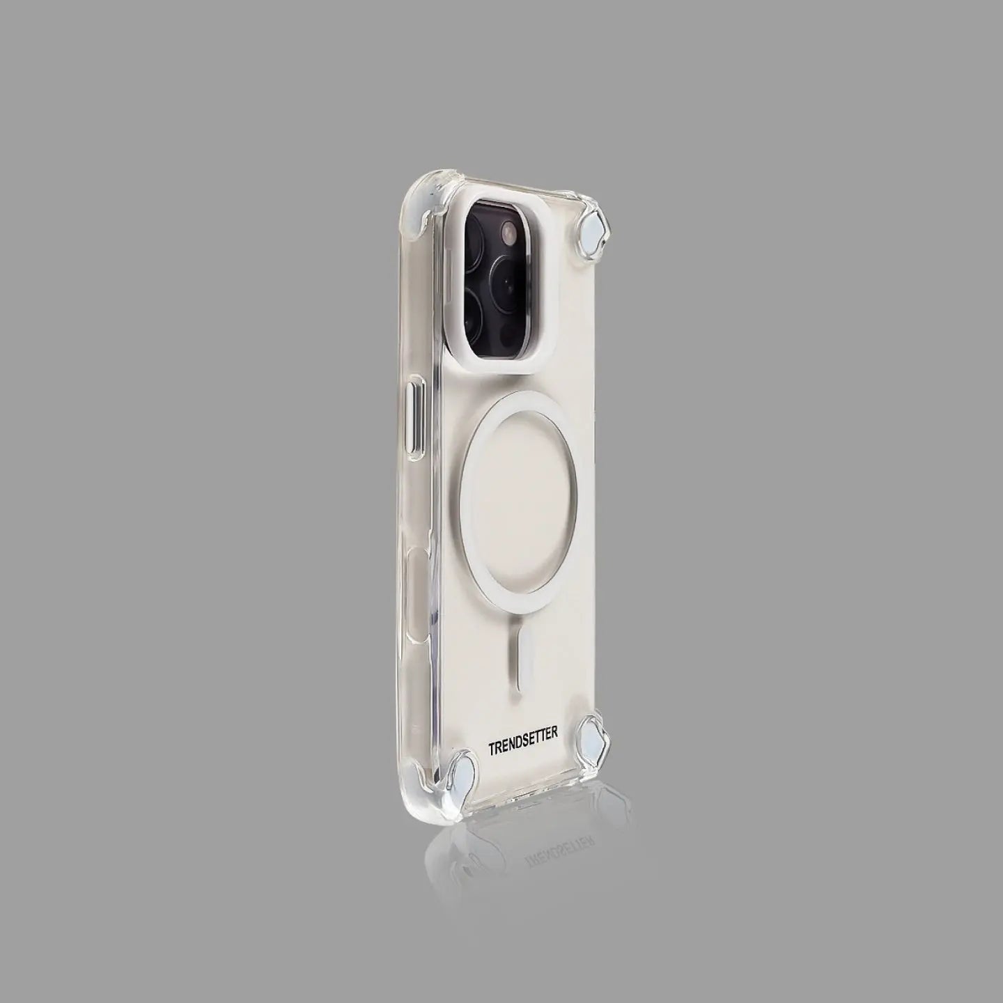 Clear iPhone Case with Built-in Lens Stand SEACASE