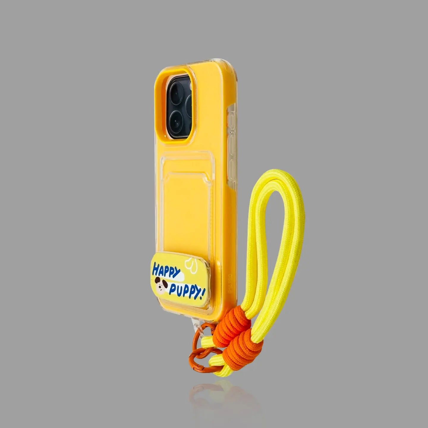 iPhone Foldable Mirror Stand Case with Built-in Card Holder & Lanyard 我的商店