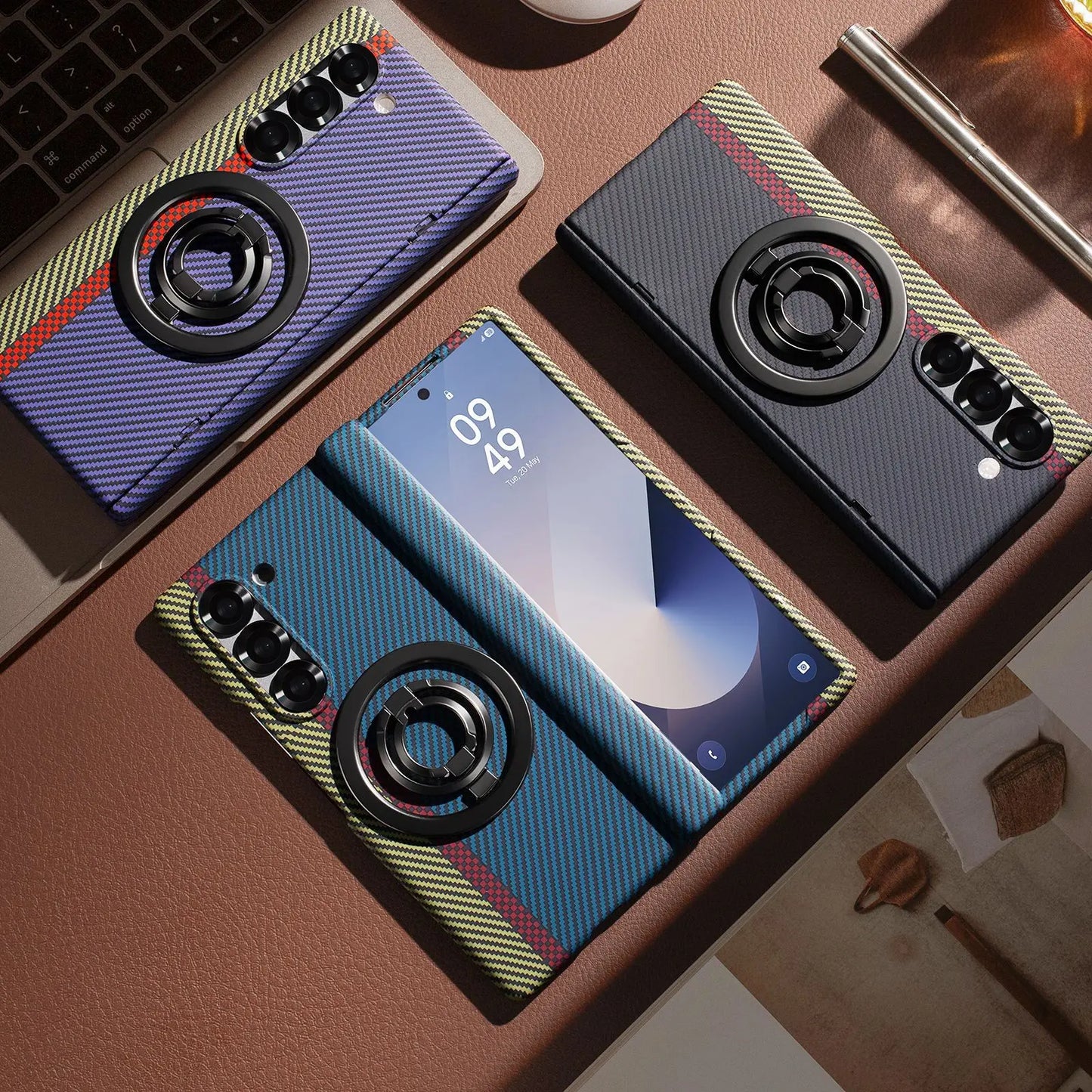 Rotating Stand Phone Case Suitable for Samsung Galaxy Z Fold 我的商店
