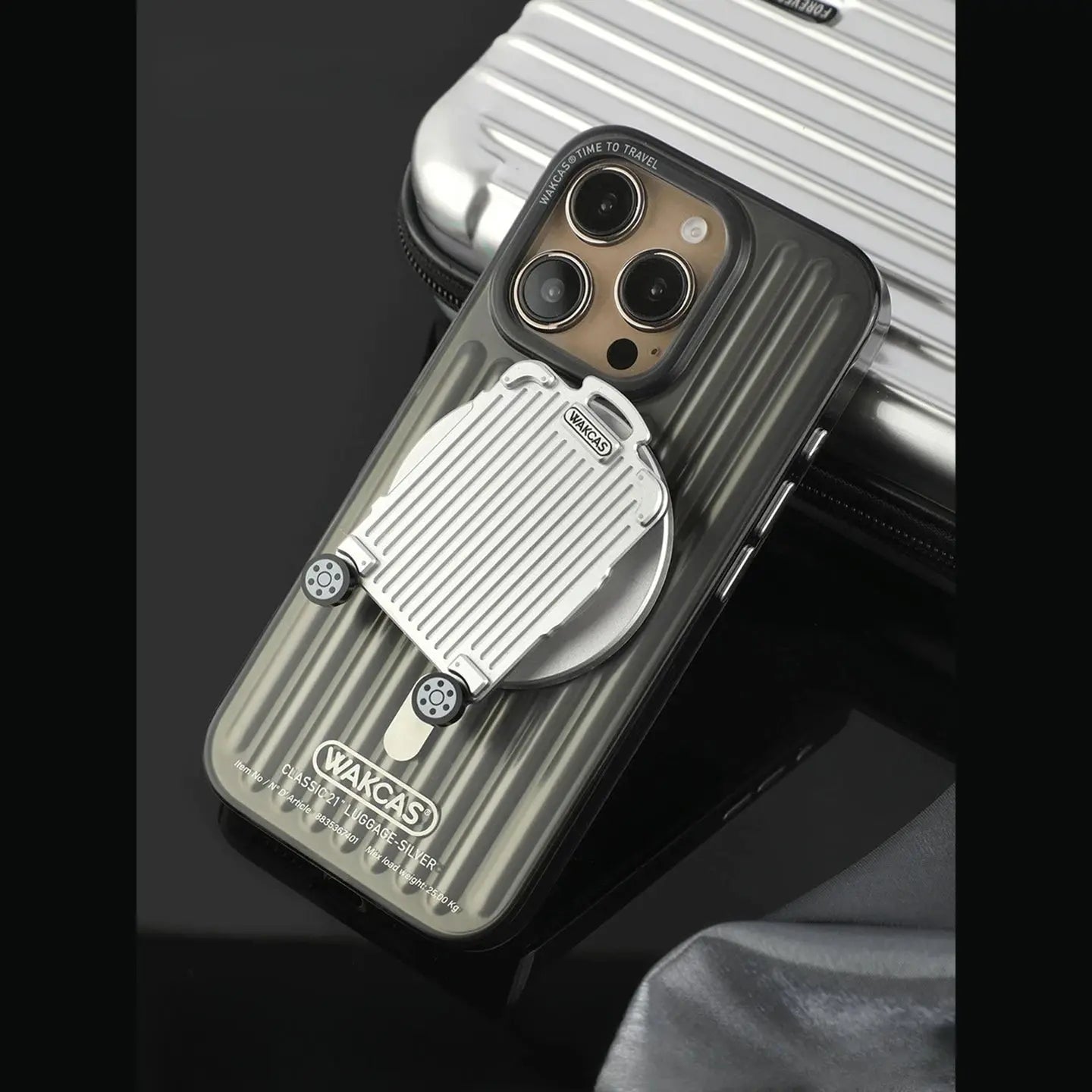 Luggage Style Corrugated Magnetic iPhone Case SEACASE
