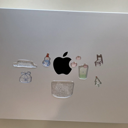 Cute 3D Jelly Epoxy Stickers, Ins Style Raised Decals for iPad, Phone, Laptop & Journal Decor