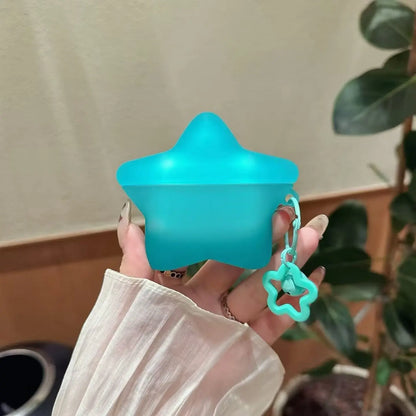 Frosted Star AirPods Case with Matching Star Charm SEACASE