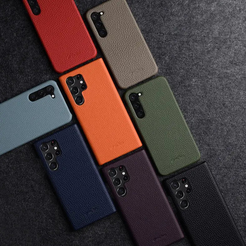 Premium Leather Phone Case for Samsung S Series 我的商店