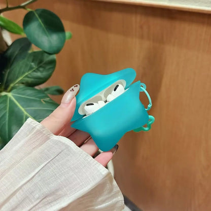Frosted Star AirPods Case with Matching Star Charm SEACASE
