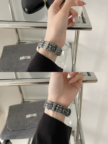 Classic Plaid Wool Watch Band for Apple Watch 我的商店