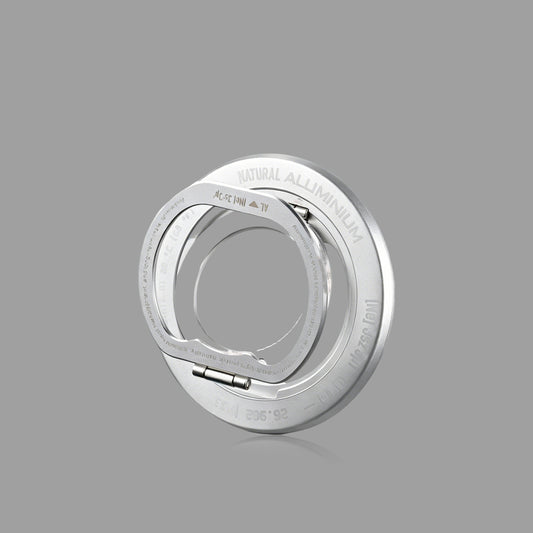 Aluminum Alloy Magnetic Phone Ring Holder, 360° Rotatable Multi-Angle Stand for MagSafe Compatible Devices