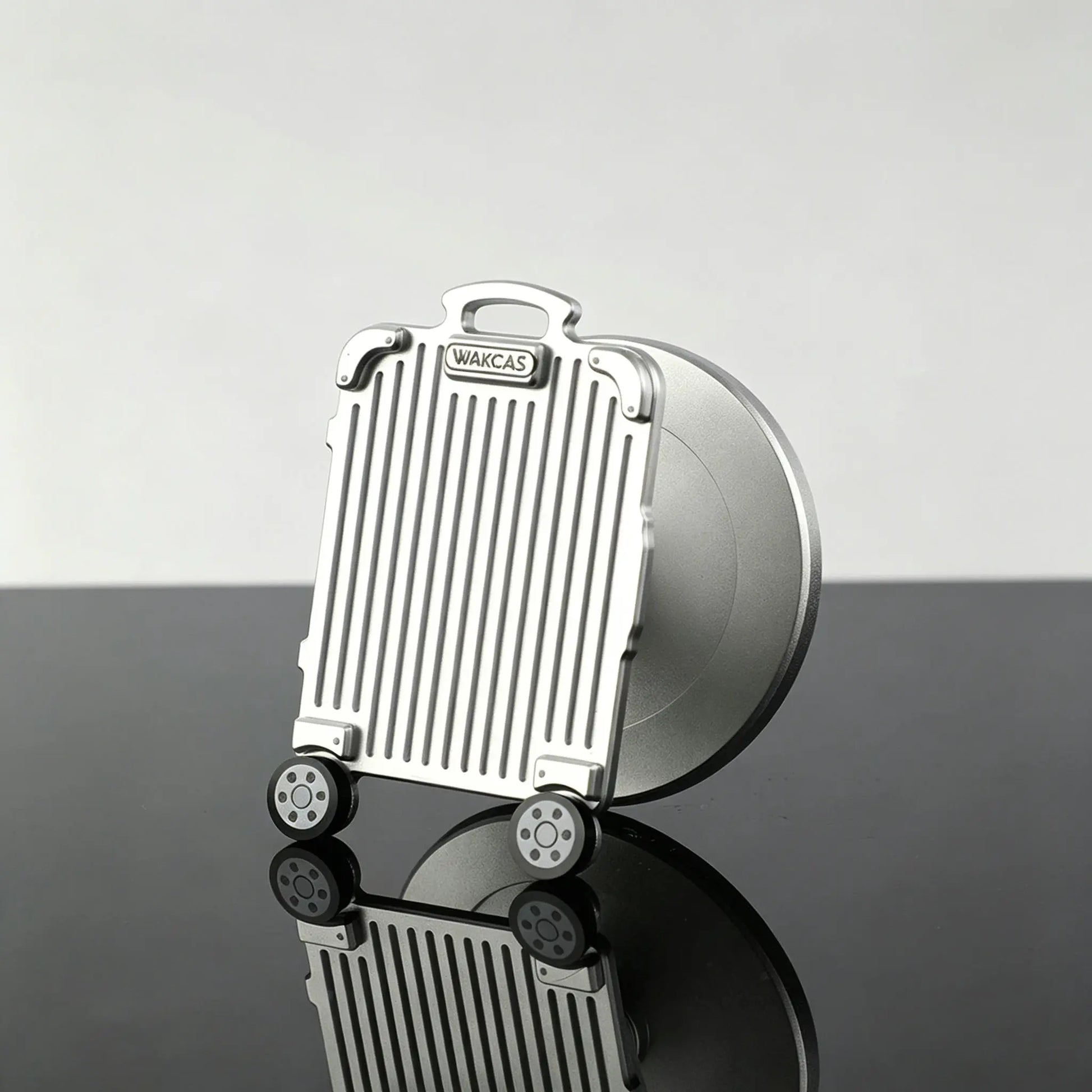 Suitcase MagSafe Phone Holder, Mini Luggage Design Stand with Spinning Wheels 我的商店