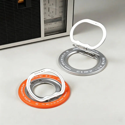 Aluminum Alloy Magnetic Phone Ring Holder, 360° Rotatable Multi-Angle Stand for MagSafe Compatible Devices 我的商店