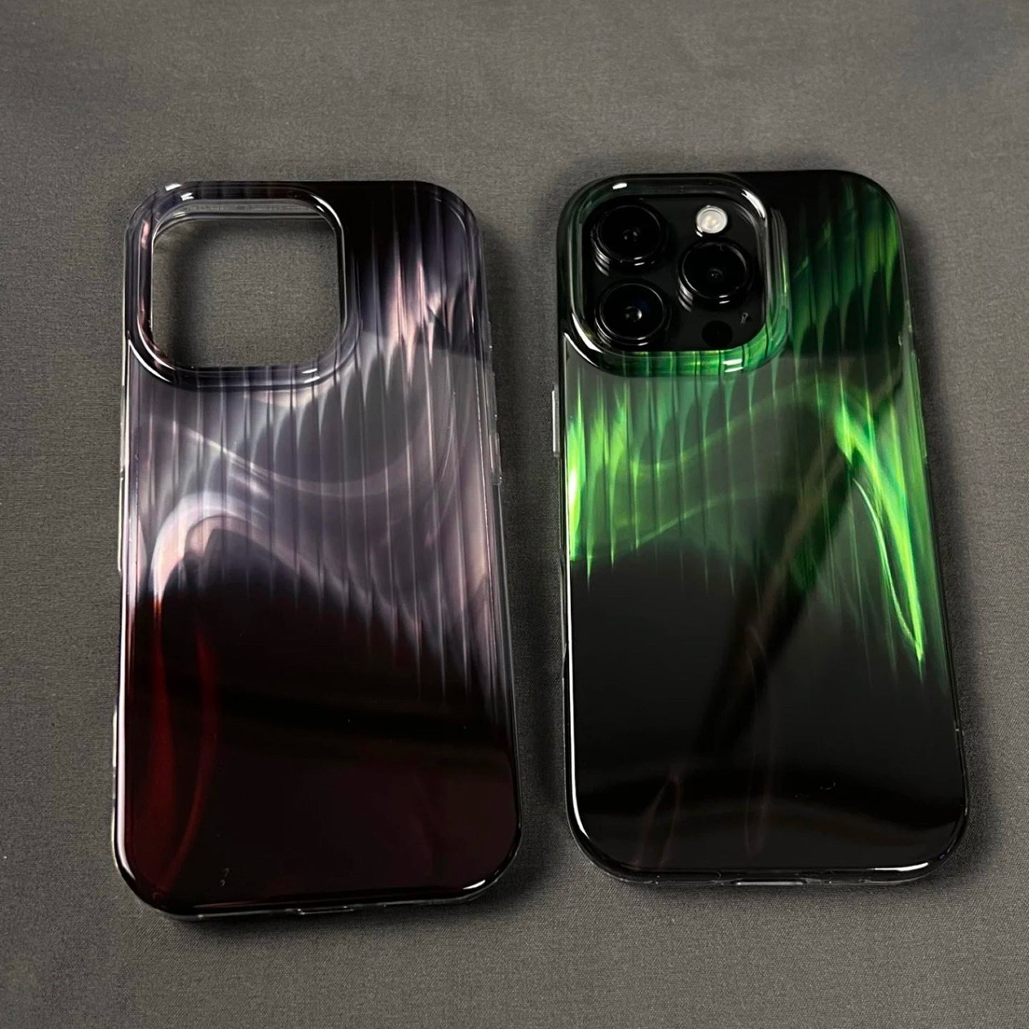 Gradient Stripe Glossy iPhone Case