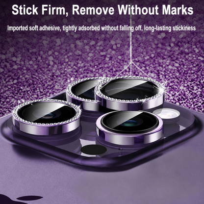 Rhinestone Camera Lens Protector for iPhone