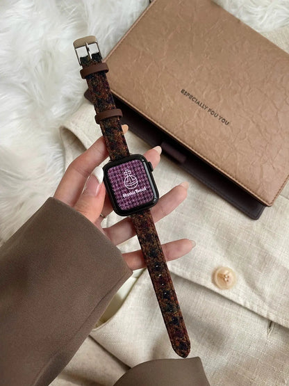 Classic Plaid Wool Watch Band for Apple Watch 我的商店