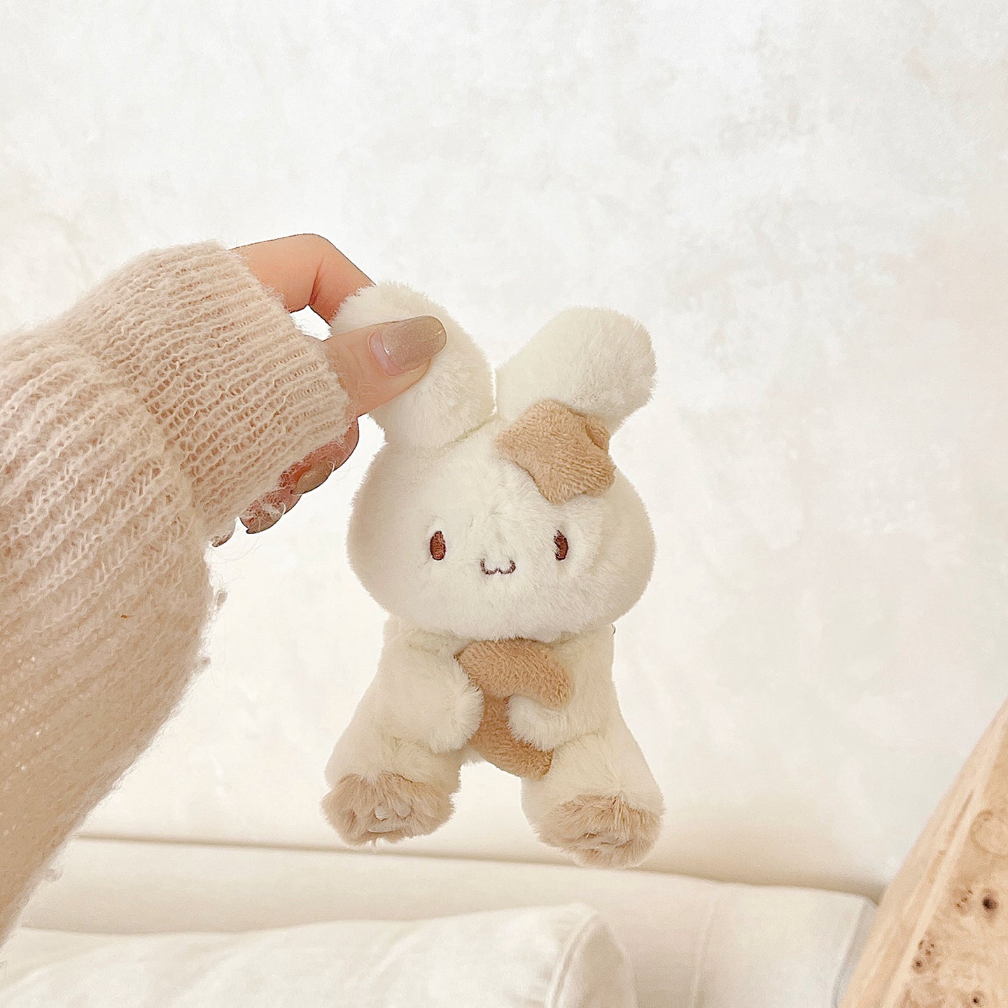 Cute Plush Bunny AirPods Case