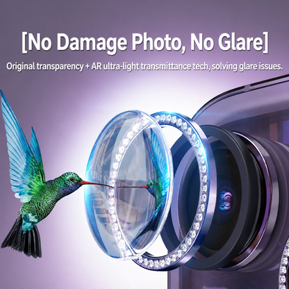 Rhinestone Camera Lens Protector for iPhone