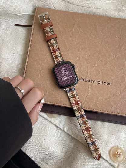 Classic Plaid Wool Watch Band for Apple Watch 我的商店