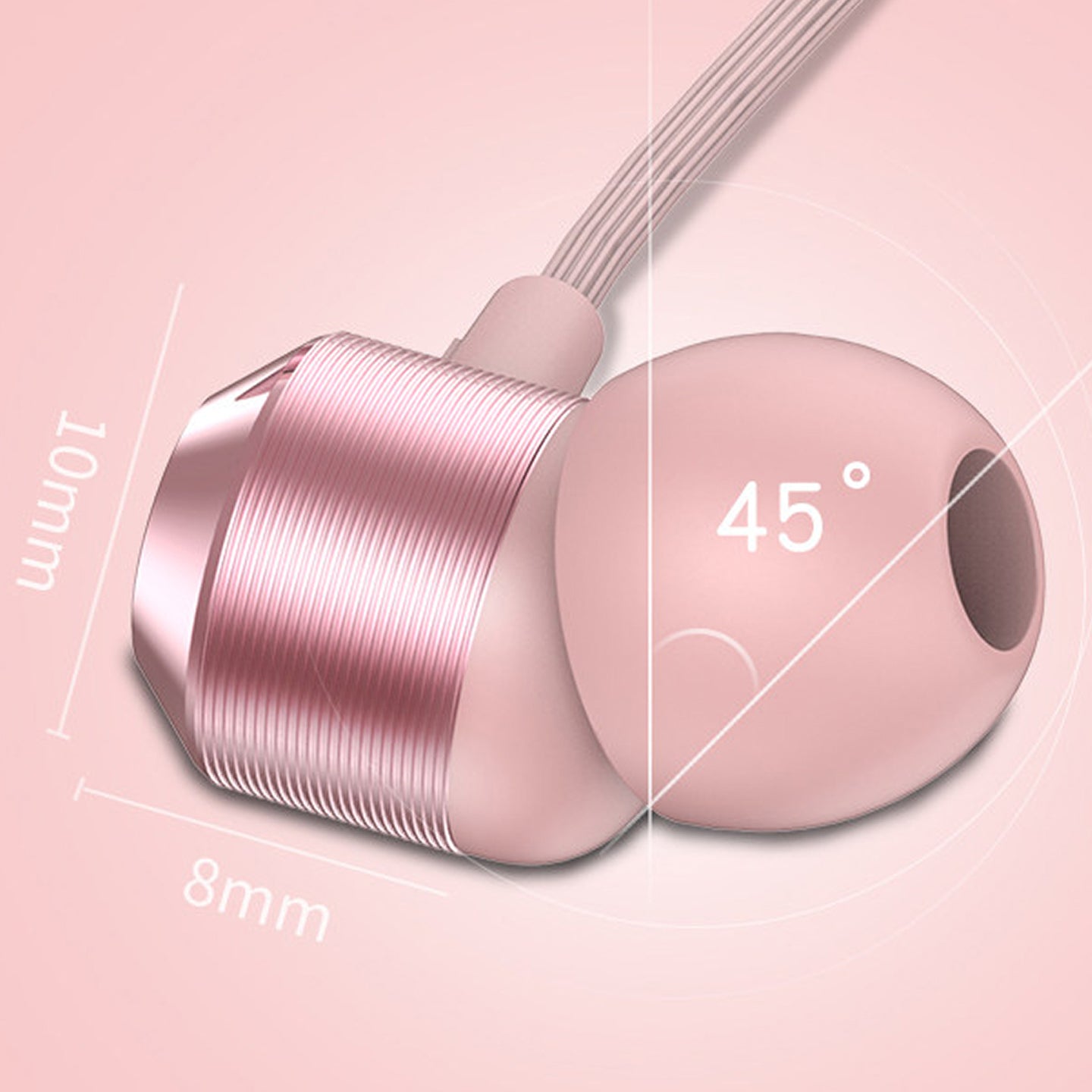 Type-C Wired In-Ear Earphones, Retro Metal Wired Headphones with Inline Mic & Volume Control