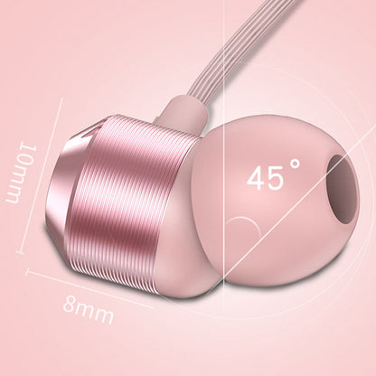 Type-C Wired In-Ear Earphones, Retro Metal Wired Headphones with Inline Mic & Volume Control