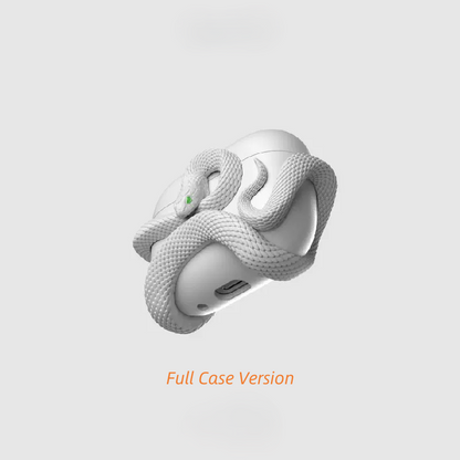 3Dスネークが巻き付いたAirPodsケース