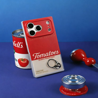 Canned Food MagSafe Phone Holder, Retro Can Lid Design Stand
