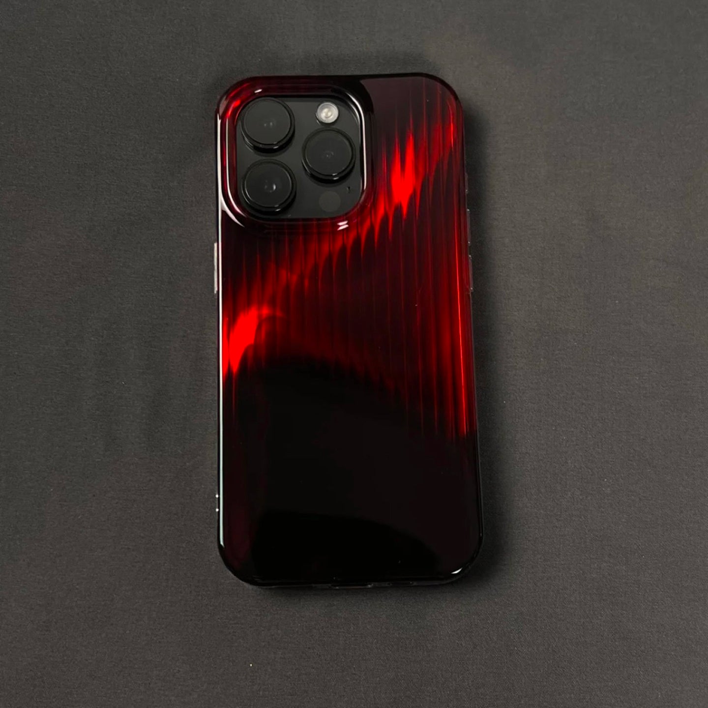 Gradient Stripe Glossy iPhone Case