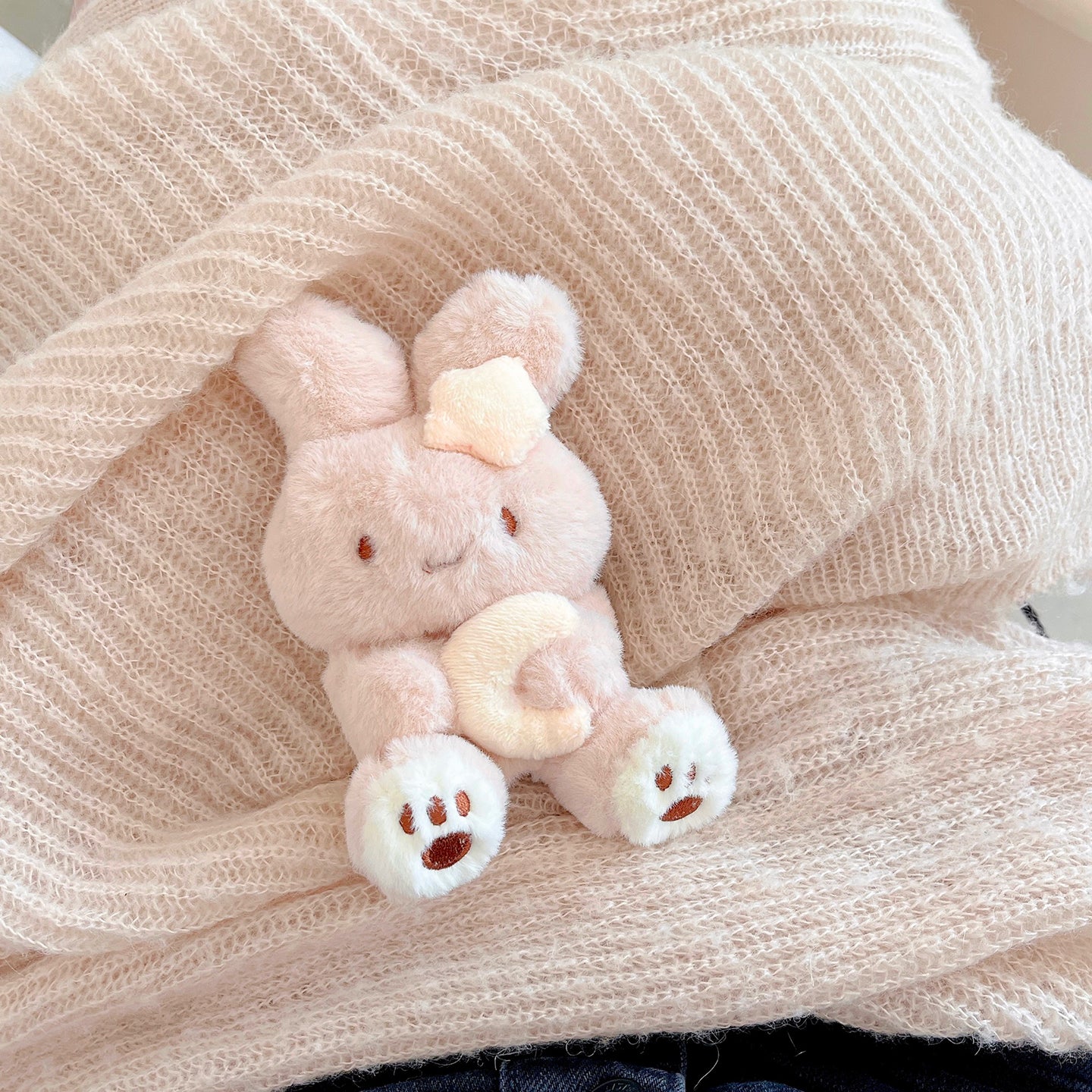 Cute Plush Bunny AirPods Case