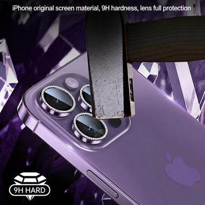 Rhinestone Camera Lens Protector for iPhone