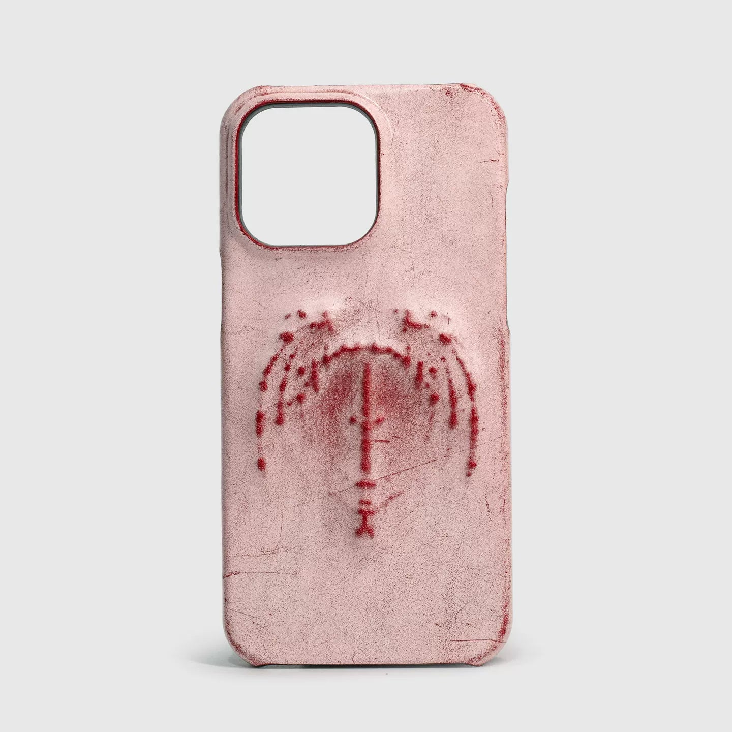 Vintage Gothic Vampire Bat Embossed iPhone Case