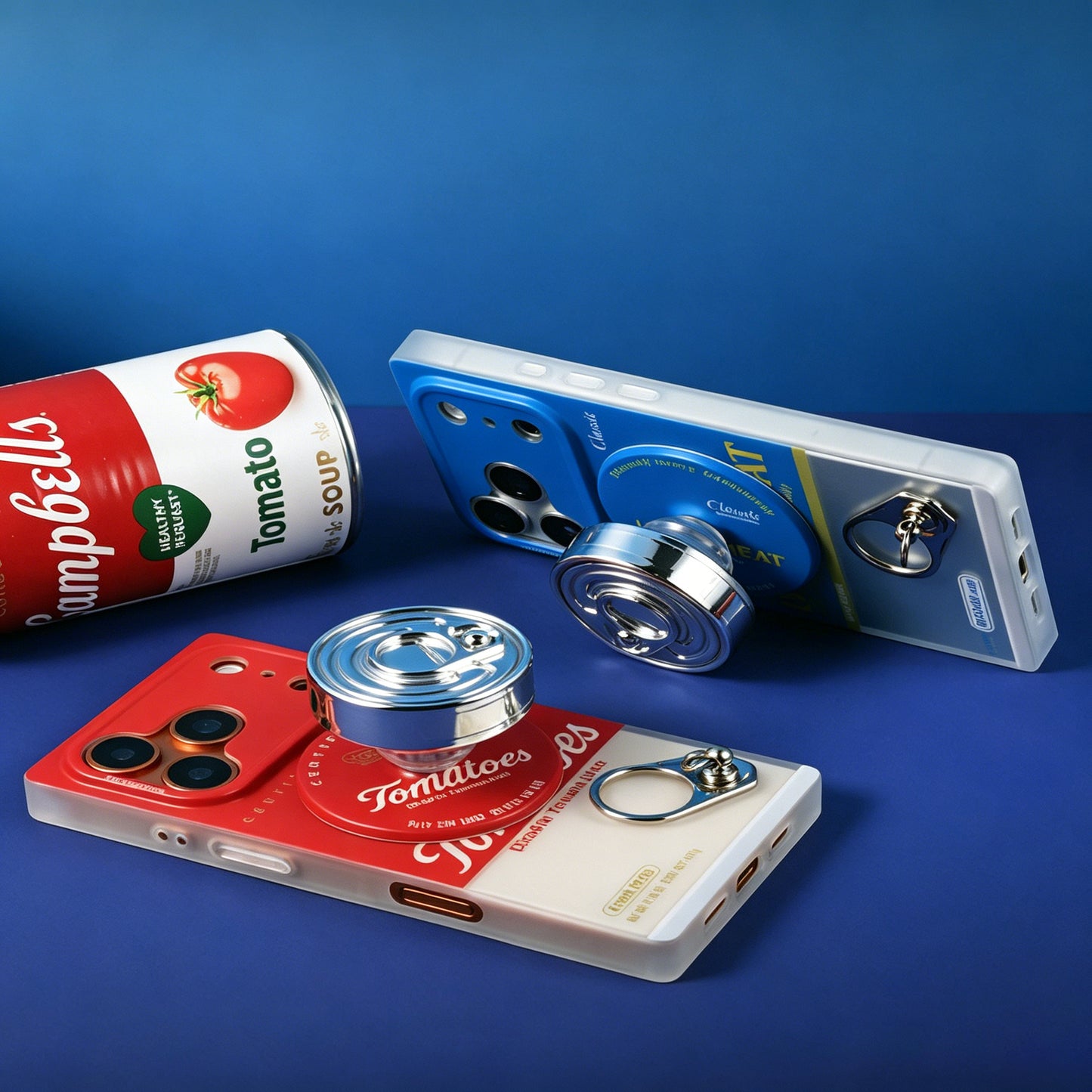Canned Food MagSafe Phone Holder, Retro Can Lid Design Stand