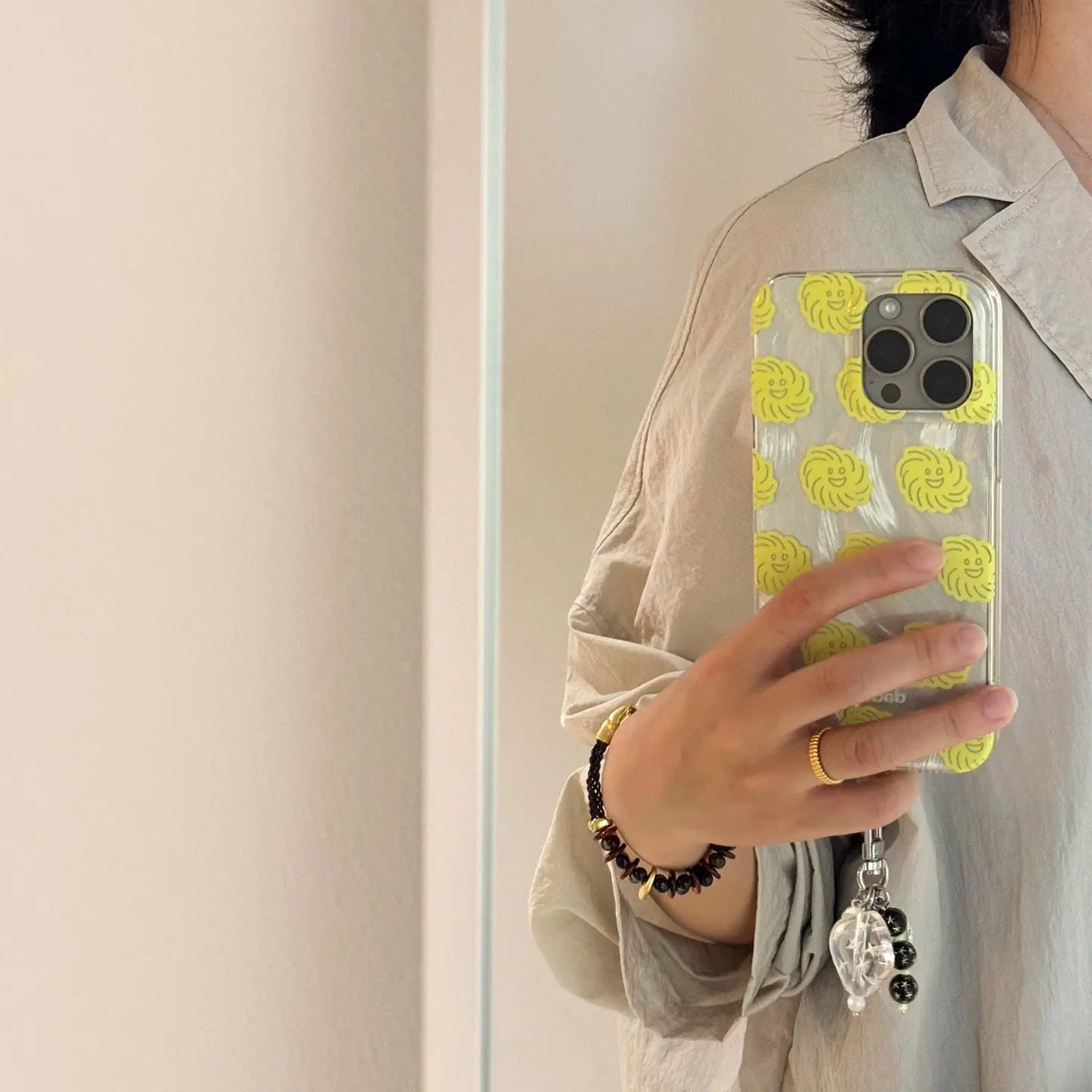 Laser Polarized Yellow Smile iPhone Case SEACASE