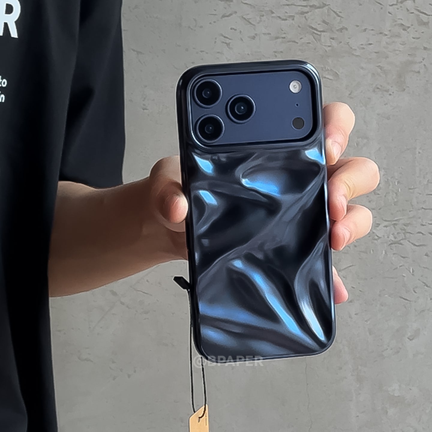 3D Water Ripple Electroplated iPhone Case