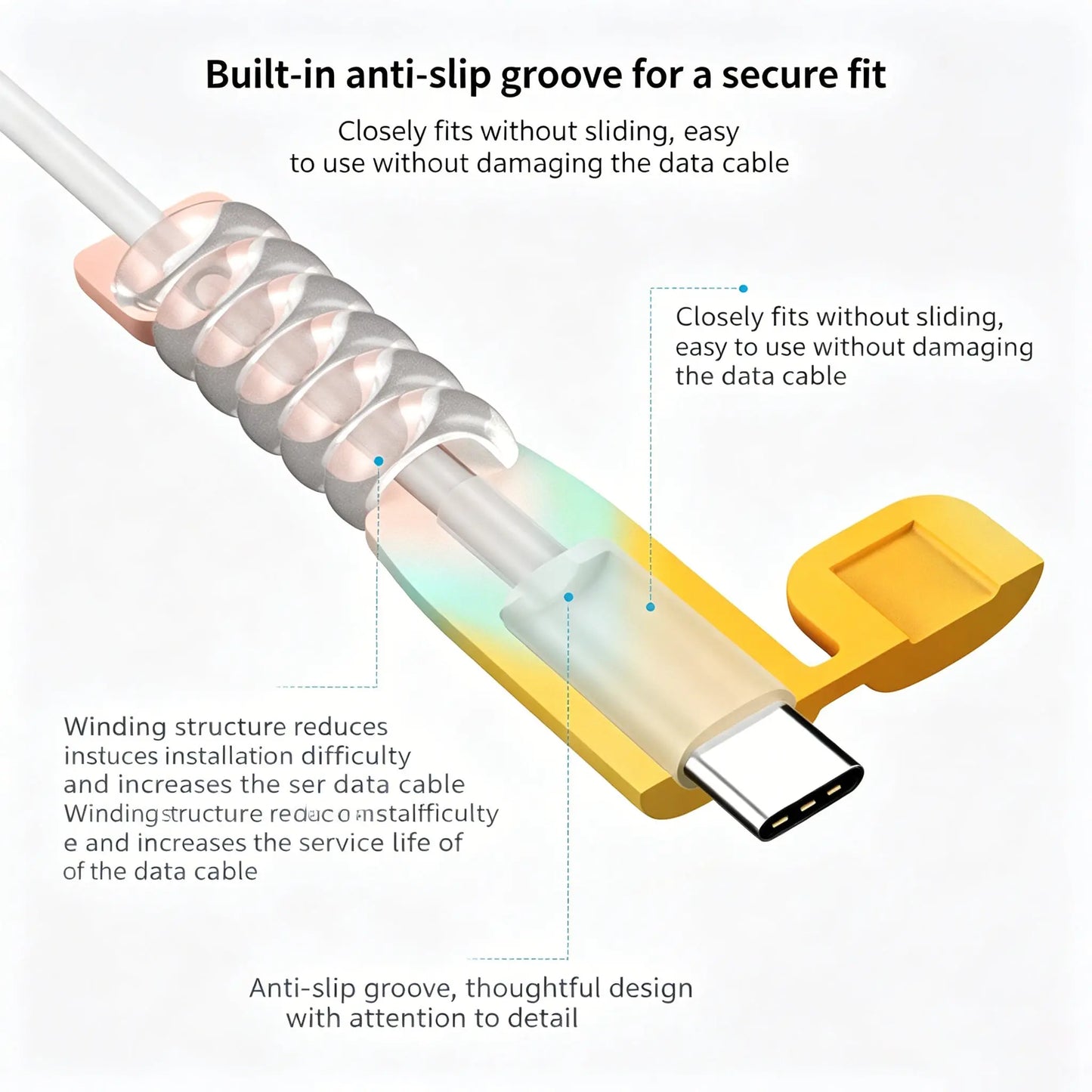 Cable Protector for iPhone & Android Charging Cables SEACASE