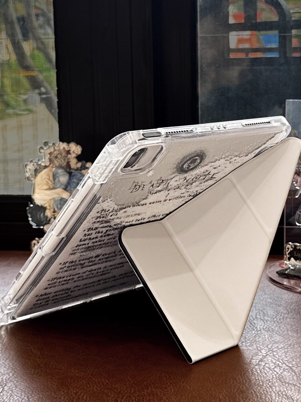 Death Note Quicksand Acrylic iPad Case With Pencil Slot