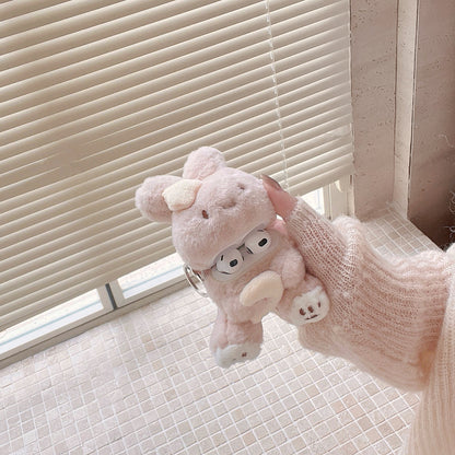 Cute Plush Bunny AirPods Case
