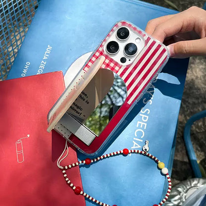 Magic Door Mirror iPhone Case with Stand & Chain