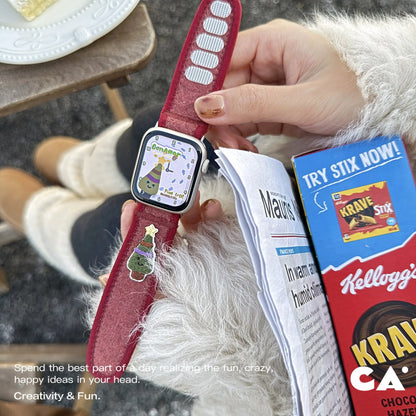 Soft Cozy Double-Layer Wool Watch Band for Apple Watch seaart