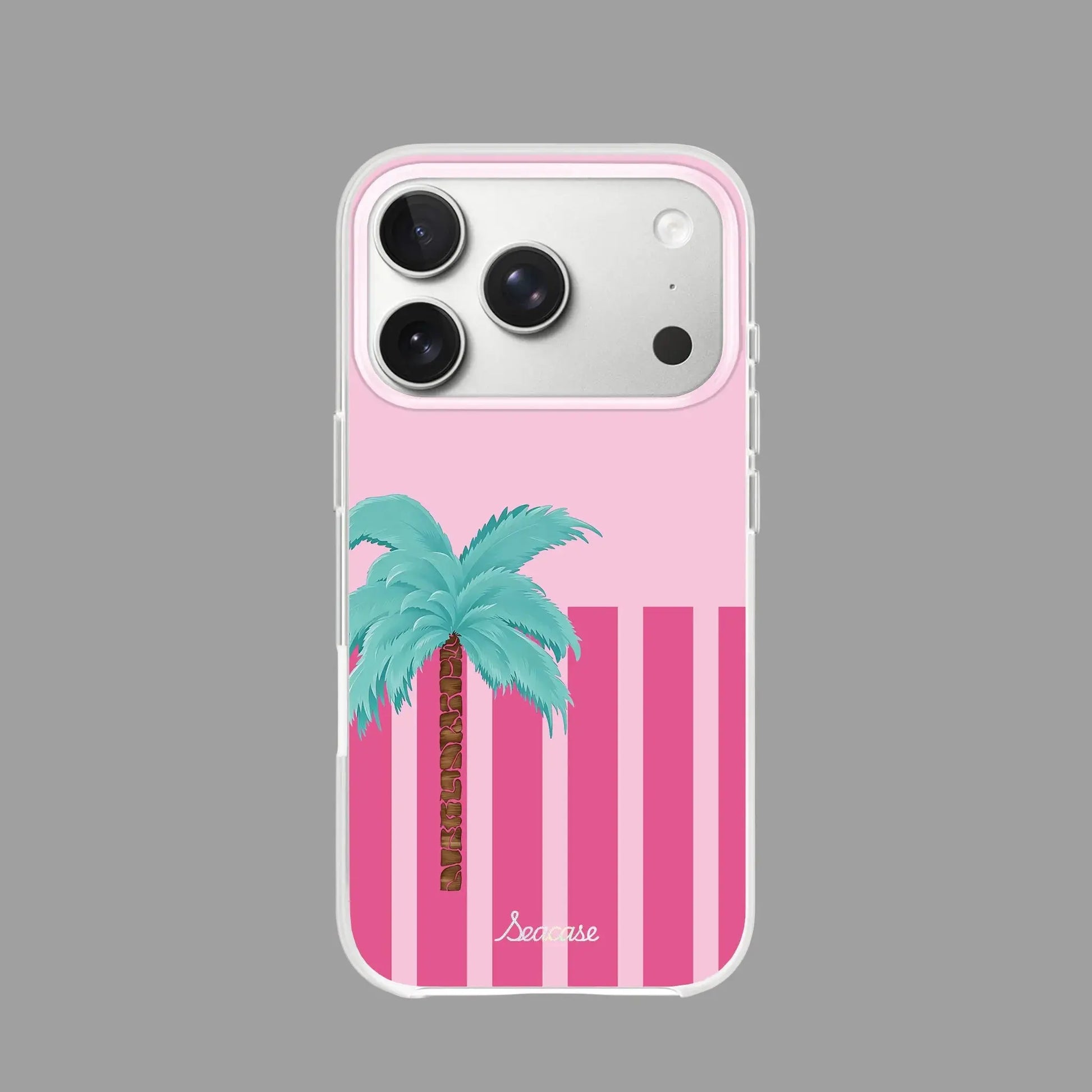 Palm Avenue Pink Striped iPhone Case  SeaCase