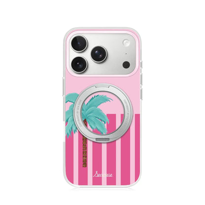 Palm Avenue Pink Striped iPhone Case  SeaCase