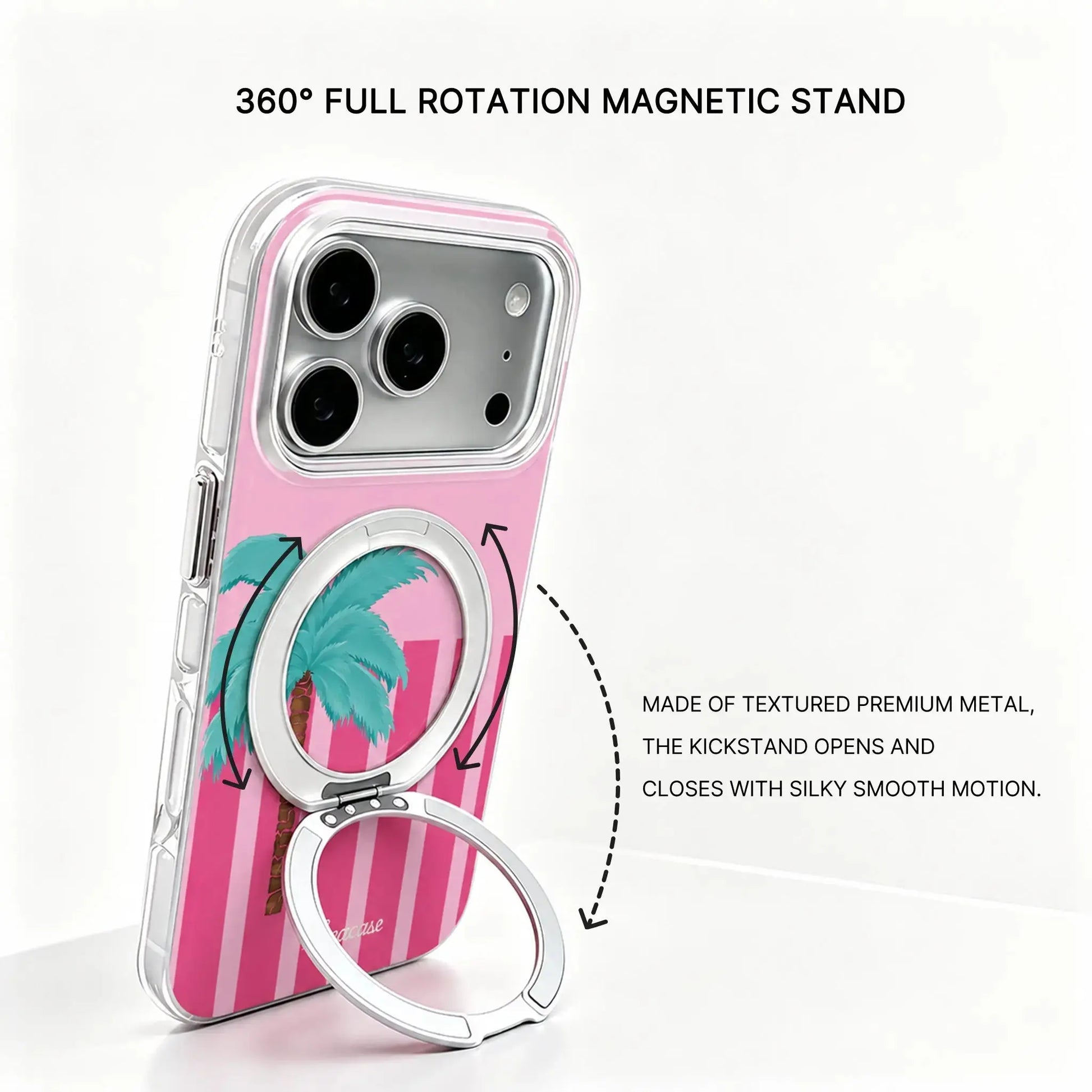 Palm Avenue Pink Striped iPhone Case  SeaCase